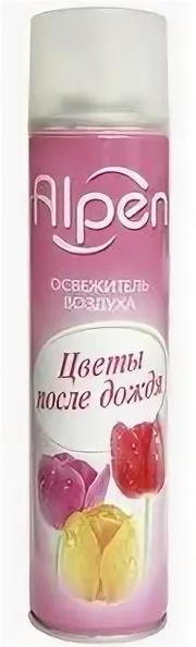 Освежитель воздуха 300 мл "Альпен" (х12) (Цветы после дождя) Россия