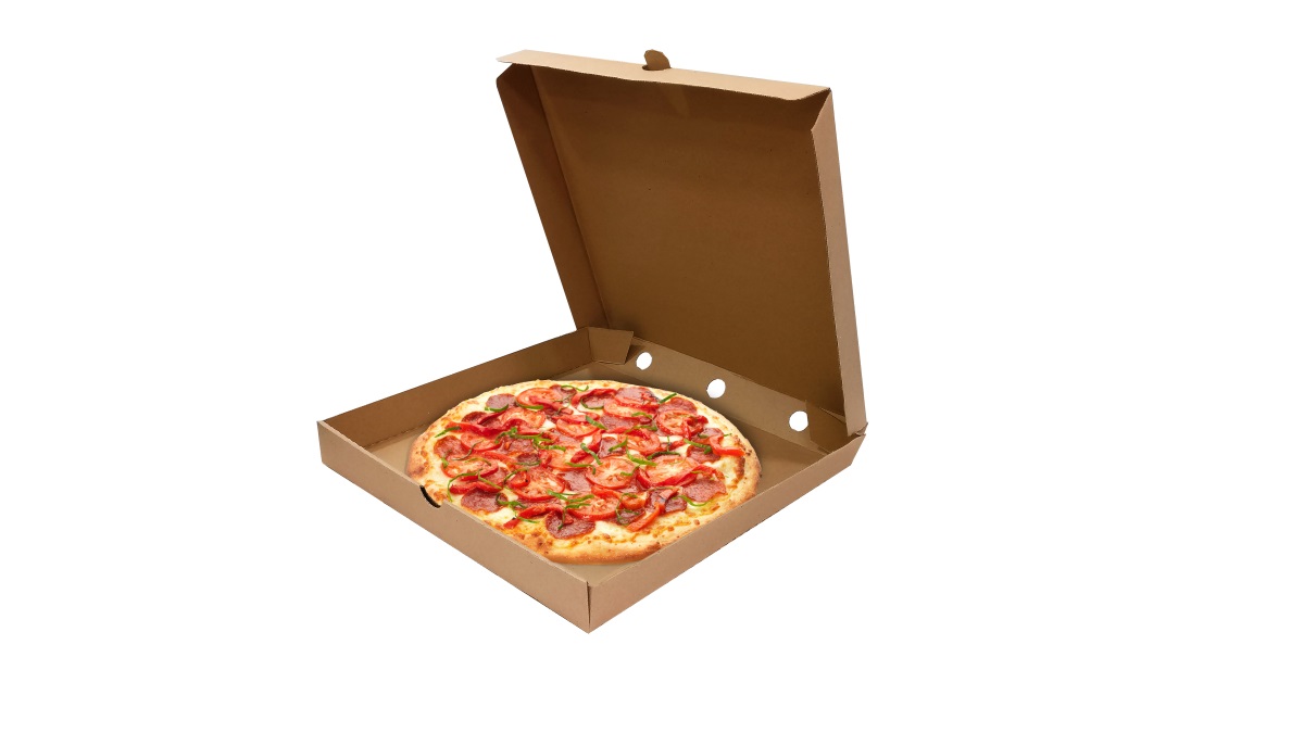 Коробки ECO PIZZA 400 Pure Kraft для пиццы