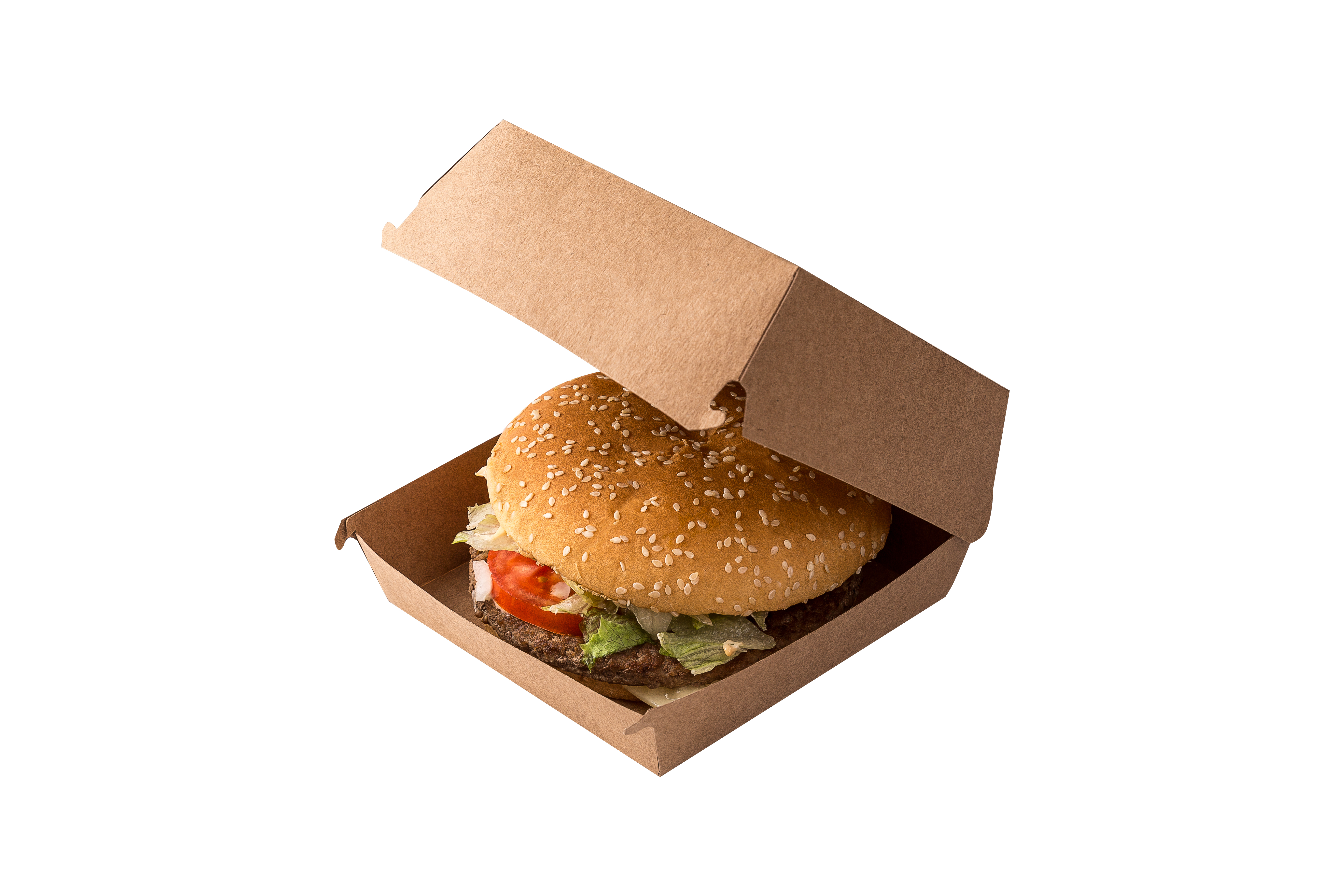 Упаковка ECO Burger L Pure Kraft для бургеров